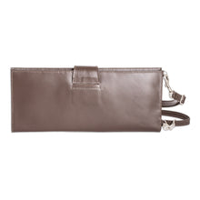 Load image into Gallery viewer, Handcrafted Brown Leather Wallet from Costa Rica - Family Tradition in Brown | NOVICA
