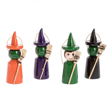Load image into Gallery viewer, Reclaimed Wooden Ornaments from Guatemala (Set of 4) - Halloween | NOVICA
