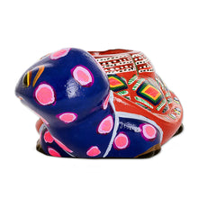 Load image into Gallery viewer, Cute Miniature Turtle Ceramic Flower Pot from Guatemala - Herbaceous Tortoise | NOVICA
