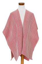 Load image into Gallery viewer, Strawberry Ruana Made with 100% Cotton in El Salvador - Strawberry Cojutepeque | NOVICA
