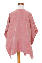 Load image into Gallery viewer, Strawberry Ruana Made with 100% Cotton in El Salvador - Strawberry Cojutepeque | NOVICA
