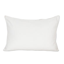 Load image into Gallery viewer, Artisan Crafted Cotton Cushion Covers (Pair) - Diamond Elegance in Umber | NOVICA
