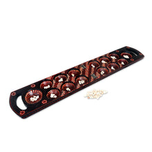 Load image into Gallery viewer, Hand-painted Wood Batik Mancala Game from Indonesia - A Passionate Leisure | NOVICA

