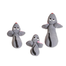 Load image into Gallery viewer, Set of 3 Handcrafted Mouse Ceramic Figurines from Guatemala - Mouse Family | NOVICA
