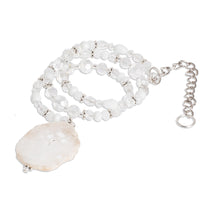 Load image into Gallery viewer, Quartz and Crystal Spiral Suncatcher Crafted in Guatemala - Precious Spiral | NOVICA
