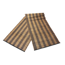 Load image into Gallery viewer, Handcrafted Cotton Blend Table Runner with Striped Pattern - Warm Stripes | NOVICA
