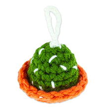 Load image into Gallery viewer, Cactus Crocheted Charm for Handbags Handmade in Mexico - Cute Cactus | NOVICA
