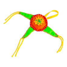 Load image into Gallery viewer, Mexican Colorful Piñata Ornament Handcrafted from Felt - Holiday Piñata | NOVICA
