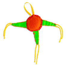 Load image into Gallery viewer, Mexican Colorful Piñata Ornament Handcrafted from Felt - Holiday Piñata | NOVICA
