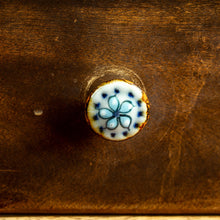 Load image into Gallery viewer, Set of 4 Handcrafted Ceramic Floral Knobs from Mexico - Floral Convenience | NOVICA
