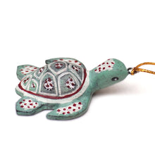Load image into Gallery viewer, Handcrafted Jempinis Wood Baby Turtle Ornaments (Set of 4) - Baby Shells | NOVICA
