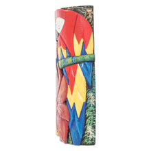 Load image into Gallery viewer, Handcrafted Balsa Wood Mask with Hand-Painted Details - Celestial Birds | NOVICA
