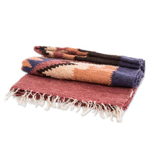 Load image into Gallery viewer, Handloomed Acrylic Geometric Area Rug in Brown (2.5x4.5) - Ancestral Diamonds | NOVICA
