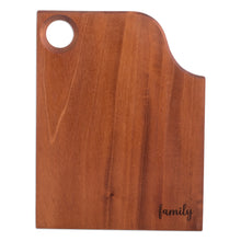 Load image into Gallery viewer, Handcrafted Cedar Wood Cutting or Charcuterie Board in Brown - Family Delight | NOVICA
