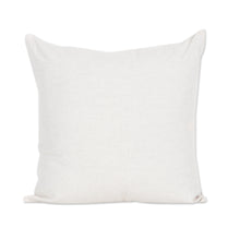 Load image into Gallery viewer, Pair of Cotton Cushion Covers with Golden Star Motifs - Golden Constellation | NOVICA
