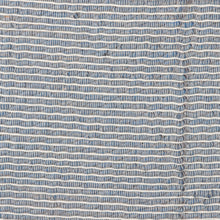 Load image into Gallery viewer, Blue Acrylic Thread Throw Blanket with Striped Pattern - Denim Caress | NOVICA
