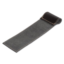 Load image into Gallery viewer, Handcrafted 100% Leather Bookmark in a Black Hue - Night Reader | NOVICA
