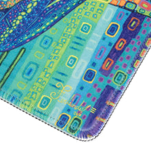 Load image into Gallery viewer, Printed Multicolor Rubber Mouse Pad with Frog Image - Tropical Frog | NOVICA
