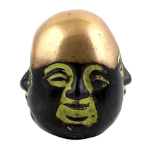 Load image into Gallery viewer, Traditional Handcrafted Brass Paperweight from India (Small) - Master's Facets | NOVICA
