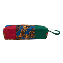Load image into Gallery viewer, Handcrafted Cotton Batik travel Case with Floral Motifs - Blitar Charm | NOVICA
