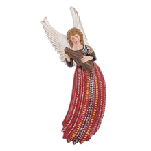 Load image into Gallery viewer, Guatemalan Folk Art Hand-Painted Ceramic Angel Wall Accent - Joyabaj | NOVICA
