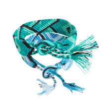 Load image into Gallery viewer, 2 Multicolored Macrame Friendship Bracelets from Guatemala - Marine Rapture | NOVICA
