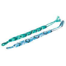Load image into Gallery viewer, 2 Multicolored Macrame Friendship Bracelets from Guatemala - Marine Rapture | NOVICA

