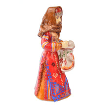 Load image into Gallery viewer, Hand-Painted Ceramic Figurine of Sebastia Lady - The Woman from Sebastia | NOVICA

