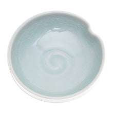 Load image into Gallery viewer, Green Celadon Ceramic Footed Plate Handmade in Thailand - Chic and Versatile | NOVICA
