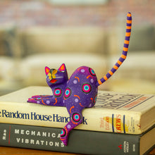 Load image into Gallery viewer, Placid Feline in Purple

