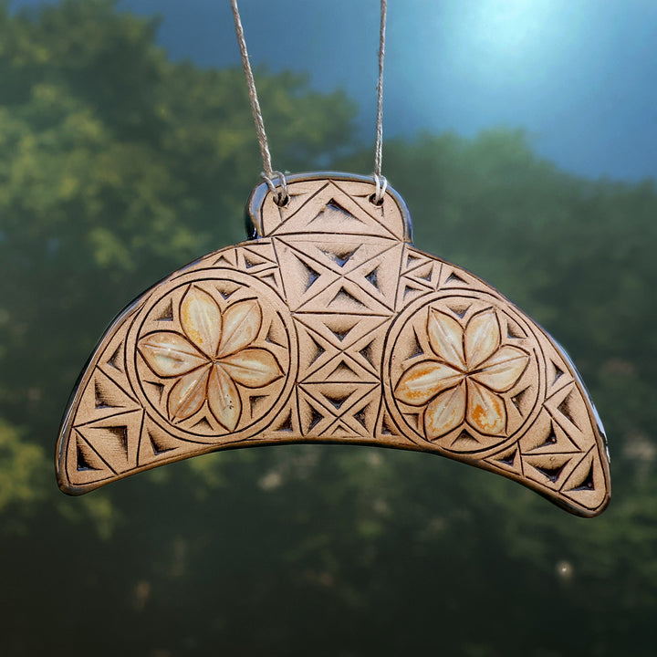 Traditional Amenian Ceramic Amulet - Success Attraction | NOVICA