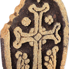 Load image into Gallery viewer, Handmade Antique Tuff Stone Khachkar Stela Sculpture (Small) - Echmiadzin Memory | NOVICA
