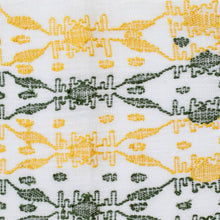 Load image into Gallery viewer, Leafy Handwoven Green and Yellow Cotton Placemat - Sun Over the Forest | NOVICA
