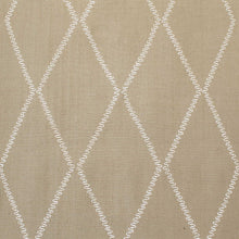 Load image into Gallery viewer, Hand-Woven Green Cotton Table Runner with Diamond Motifs - Diamond Paths | NOVICA
