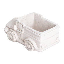 Load image into Gallery viewer, Handcrafted Whimsical Classic Truck Cement Flower Pot - Evergreen Truck | NOVICA
