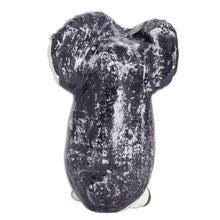 Load image into Gallery viewer, Ceramic Owl Figurine in White Hand-Painted in Guatemala - Charming Tecolote | NOVICA
