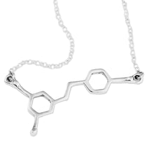 Load image into Gallery viewer, Geometric Wine Molecule Sterling Silver Pendant Necklace - Distinguished Molecule | NOVICA
