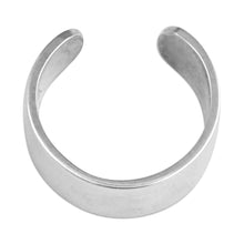 Load image into Gallery viewer, High Polished Sterling Silver Ear Cuff from Armenia - Minimalist Me | NOVICA
