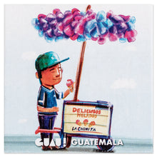 Load image into Gallery viewer, Cultural Ice Cream Seller-Themed Paper Magnet from Guatemala - Refreshing Memories | NOVICA
