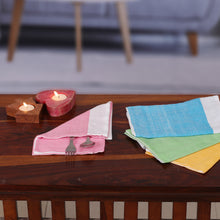 Load image into Gallery viewer, Set of 4 Handwoven Colorful Cotton Napkins - Colorful Meals | NOVICA

