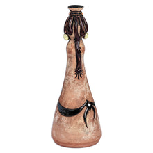 Load image into Gallery viewer, Hand-Painted Whimsical Woman-Shaped Ceramic Salt Holder - Armenian Taste | NOVICA
