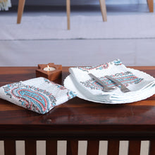 Load image into Gallery viewer, 2 Cotton Dish Towels with Hand-Block Printed Paisley Motifs - Paisley Fantasy | NOVICA
