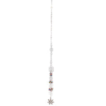 Load image into Gallery viewer, Worry Doll-Themed Crystal and Glass Beaded Suncatcher - Worry Doll | NOVICA
