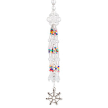 Load image into Gallery viewer, Worry Doll-Themed Crystal and Glass Beaded Suncatcher - Worry Doll | NOVICA
