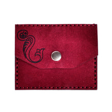 Load image into Gallery viewer, 100% Suede Card Holder Accented with the Armenian Letter N - Days of Luxury | NOVICA
