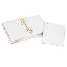 Load image into Gallery viewer, Handcrafted Leafy Resin Journal with Ivory Tassel - Sunrise Forest | NOVICA
