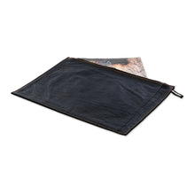 Load image into Gallery viewer, 100% Recycled Leather Cosmetic Bag with Zippered Closure - Refined Space | NOVICA
