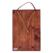 Load image into Gallery viewer, Handcrafted Green Om Teak Wood and Glass Mosaic Coat Rack - Om Spaces | NOVICA
