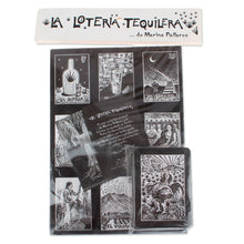 Load image into Gallery viewer, Traditional Ink on Paper Loteria Board Game Set from Mexico - Tequila Loteria | NOVICA
