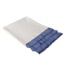 Load image into Gallery viewer, Blue and White Table Runner and Placemat Set (7 pieces) - Classic Steel Blue | NOVICA

